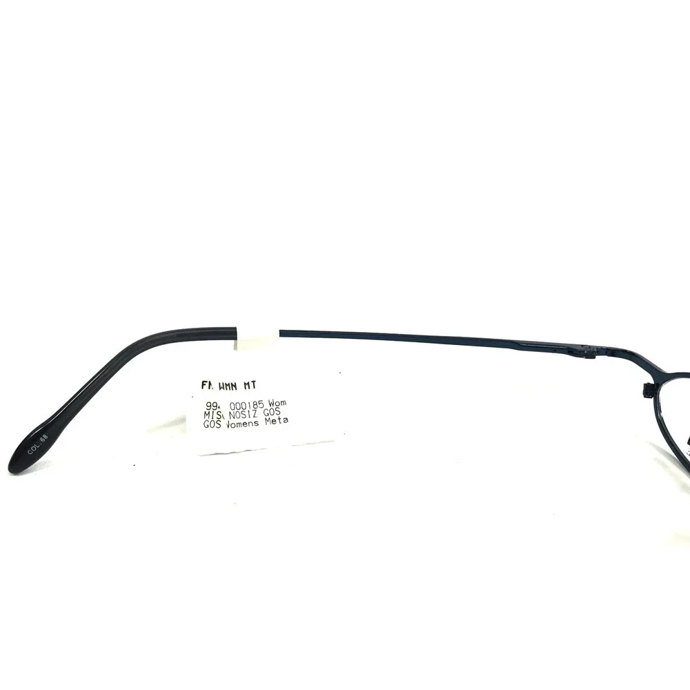 ogi Petite Eyeglasses Frames 9010 COL. 68 Navy Blue Oval Wire Rim 40-22-133